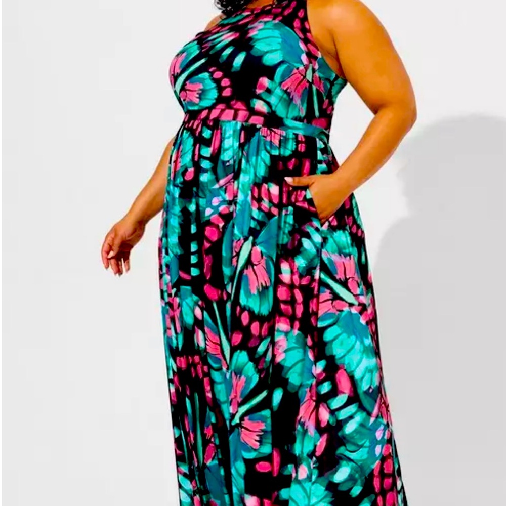 Torrid Butterfly Long Maxi Dress